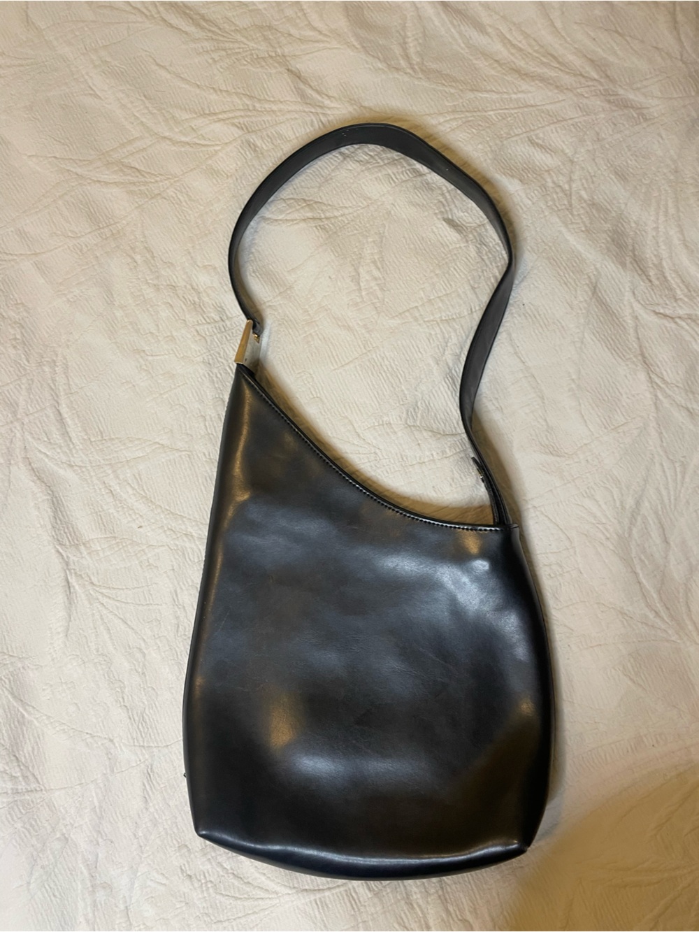 Danier Asymmetrical Leather Shoulder Bag